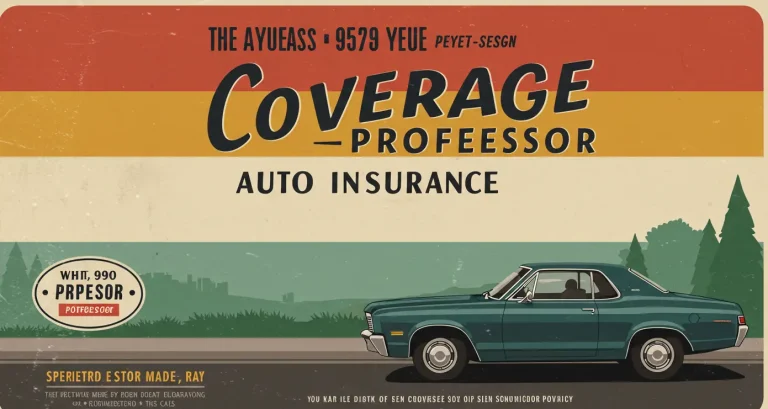 Coverage Professor Auto Insurance